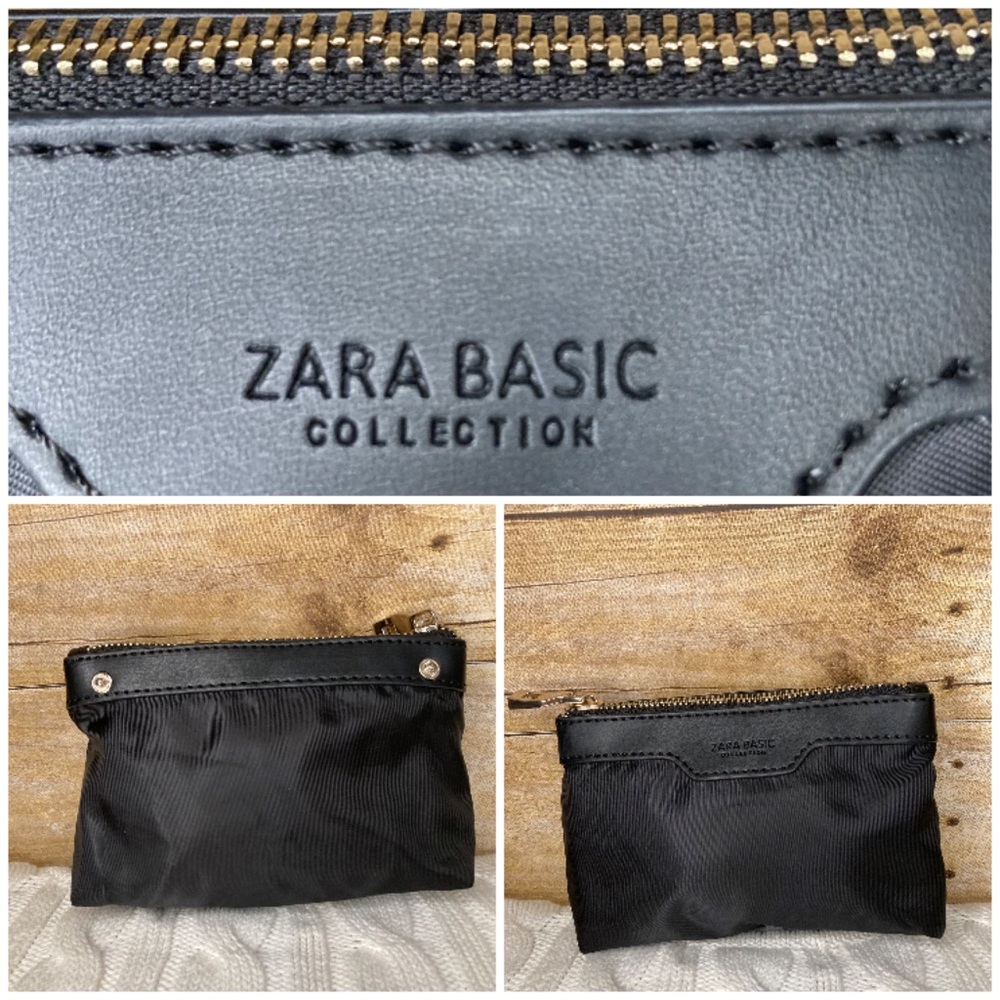 Zara Basic Collection Small Makeup Bag - image 1